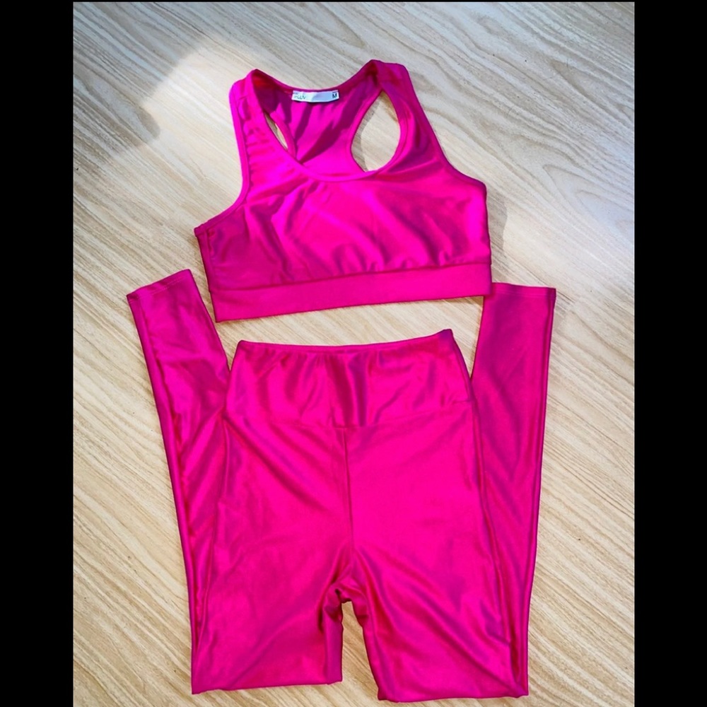 Hot pink Workout Set